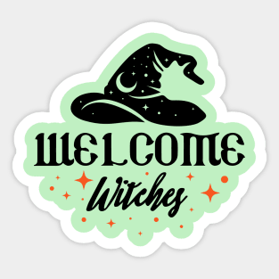 Welcome Witches Sticker